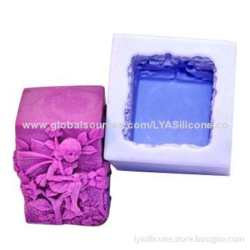 Silicone/3D DIY Handmade Candle Molds, 2014 Popular Gifts, Made of Eco-friendly Silicone